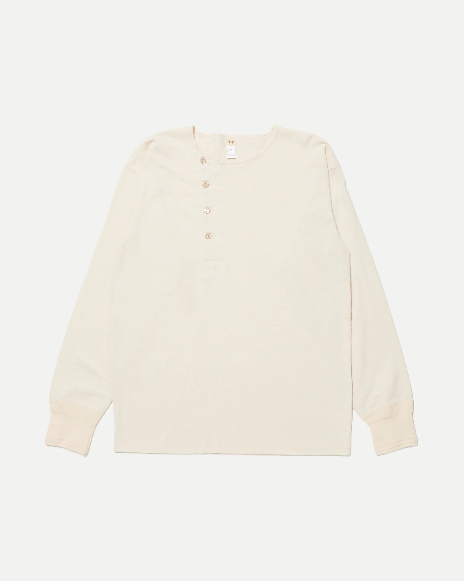 T.T 25AW SIDE HENLEY NECK SHIRT